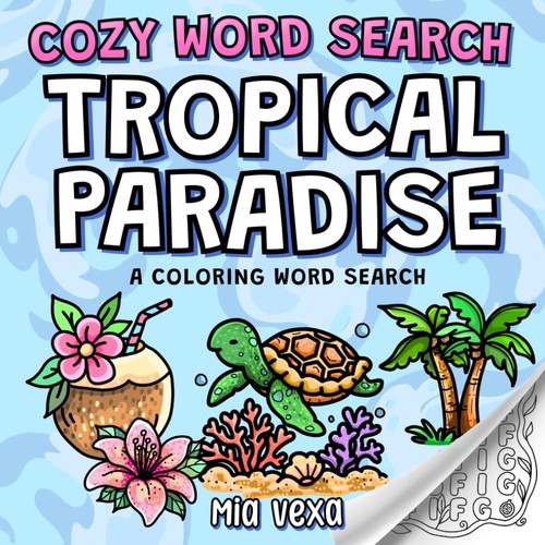 Cozy word search tropical - word, search: