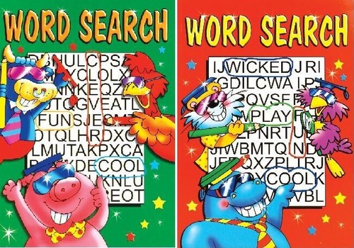 Wordsearch books childrens - x,