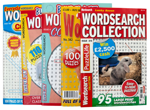 Assorted wordsearch puzzle - x,