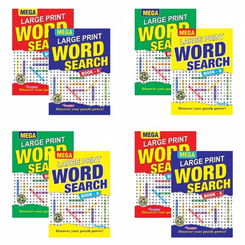 Word search mega large print - search,