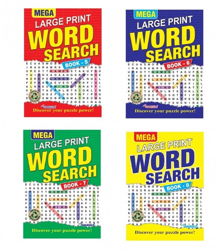 Large print word search - print,