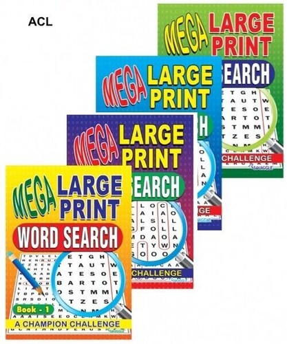Word search mega large - a4,
