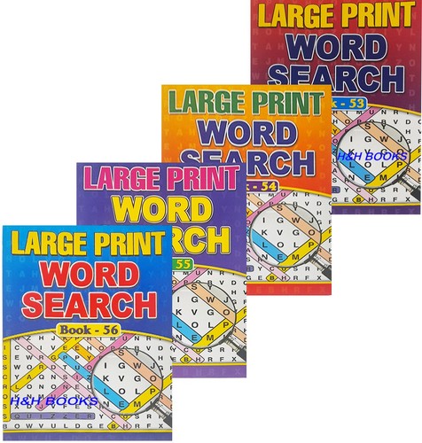Large print wordsearch - 4,