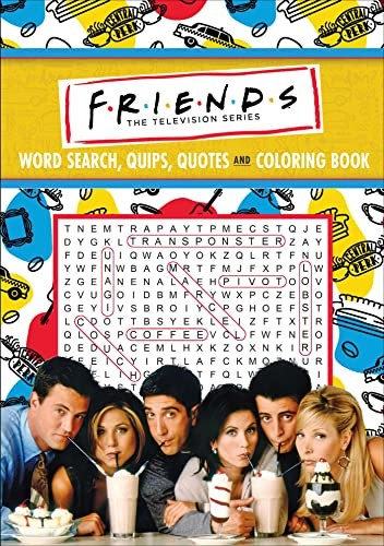 Friends word search quips - word,