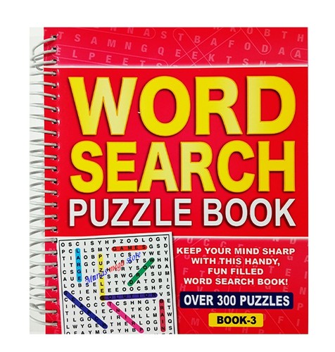 Spiral bound word search - bound,
