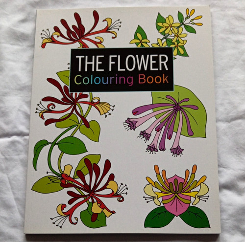 Search press flower colouring - press,