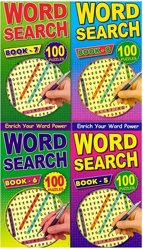 Wordsearch book word - 4, x