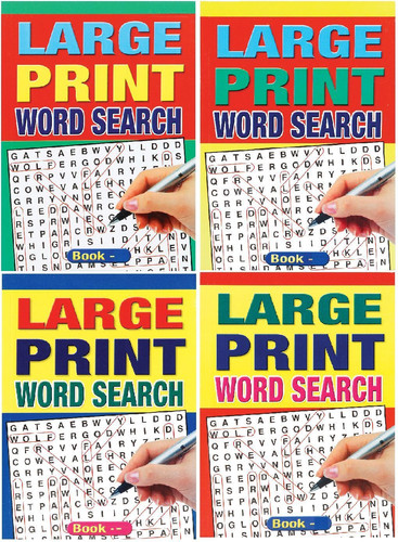 Large print wordsearch - 4,